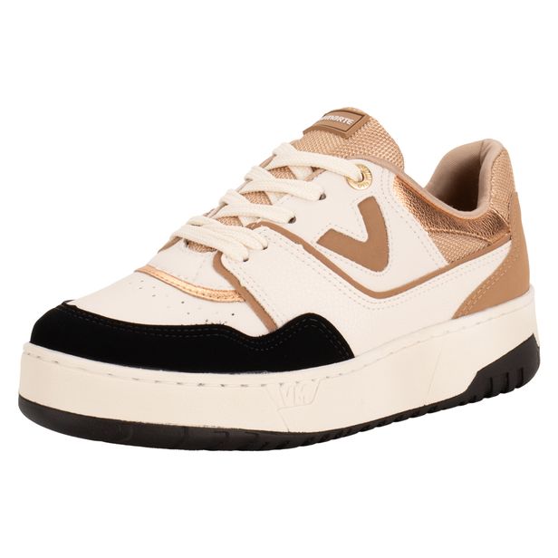Tênis Feminino Casual Via Marte 042004 BEGE/PRETO 35