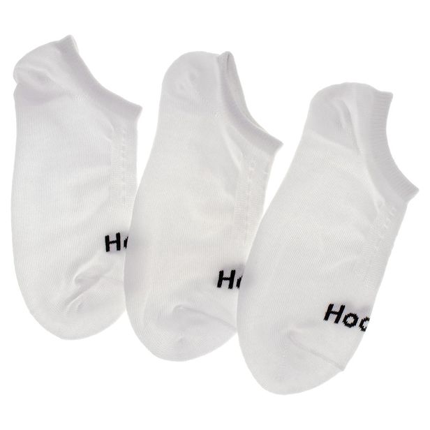 Kit Com 3 Pares de Meias Invisíveis Hoahi - 18034 BRANCO 33/38
