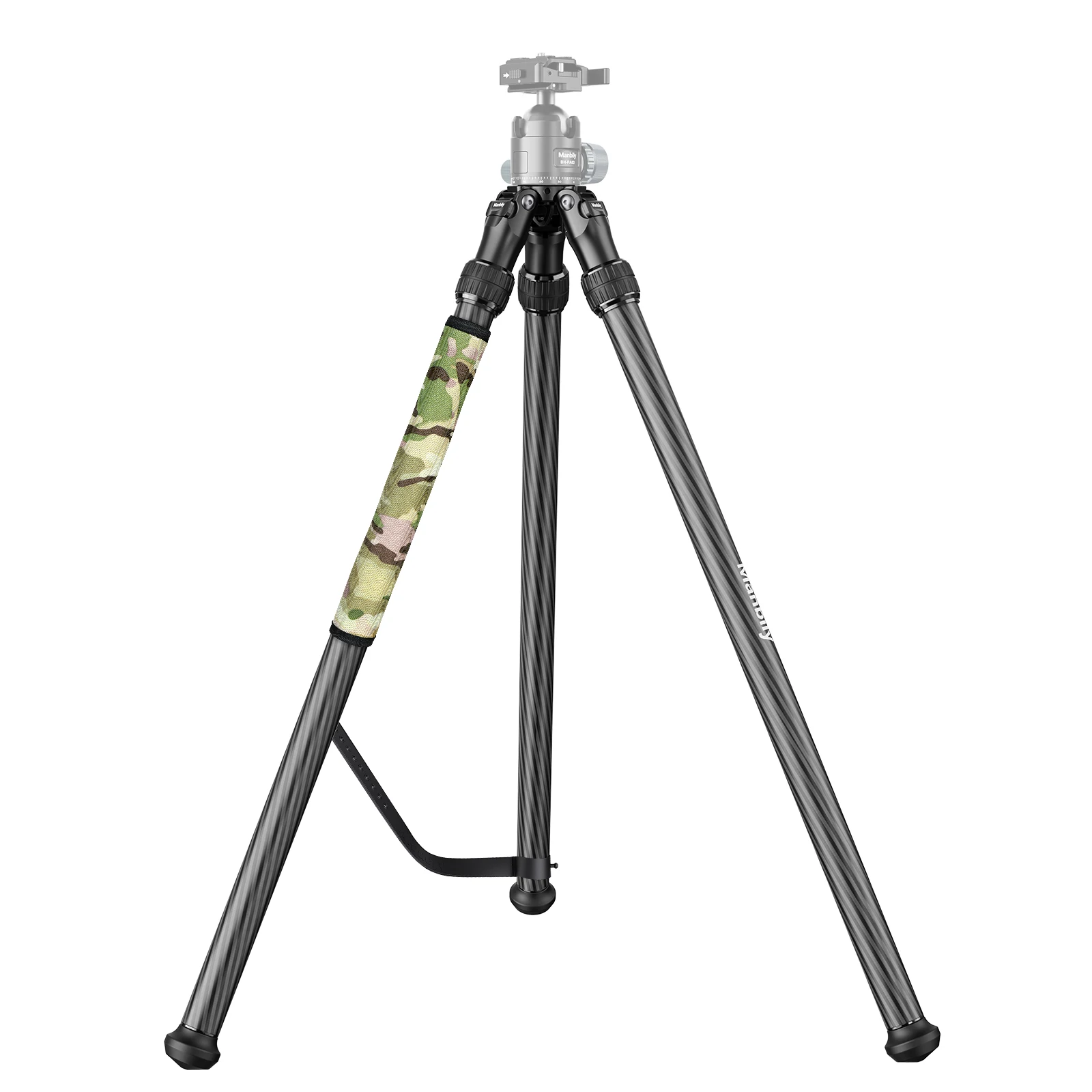 Manbily WZ-2832 Heavy Duty Tripods without Ballhead Professional Carbon Fiber Tripod Tube 32mm for DSLR Camera