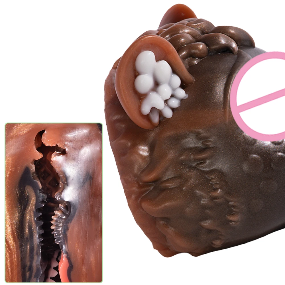 GEEBA Premium Soft Silicone Masturbation Sleeve Realistic Intimate Design Compact Pocket Pussy Onahole Travel‑Friendly Stroker