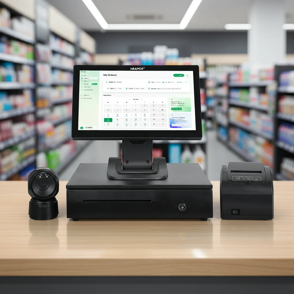 ATV&UTVHBA-Q2F Customizable All-in-One POS System New Foldable Design for Restaurants and Supermarkets.