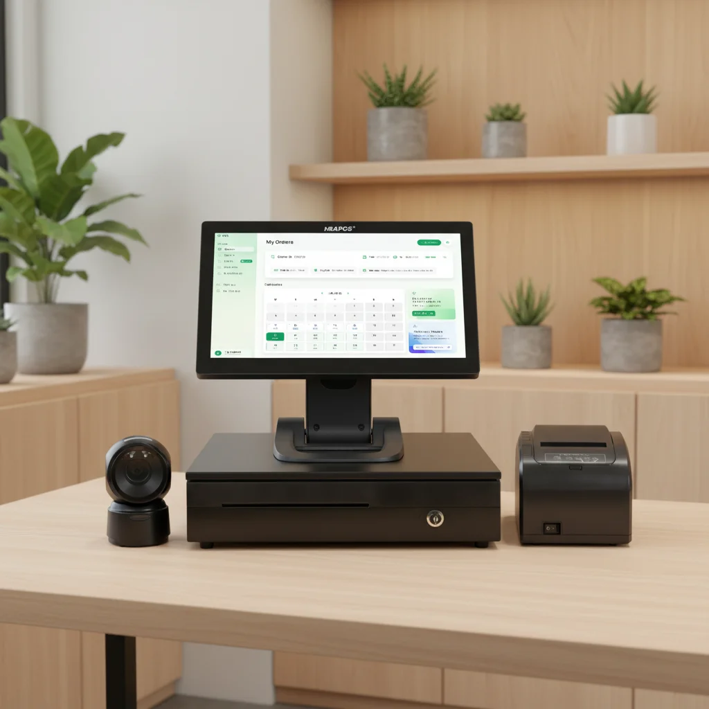 ATV&UTVHBA-Q2F Electronic Cash Register POS Terminal All-in-One POS System New Foldable Design for Grocery Store.