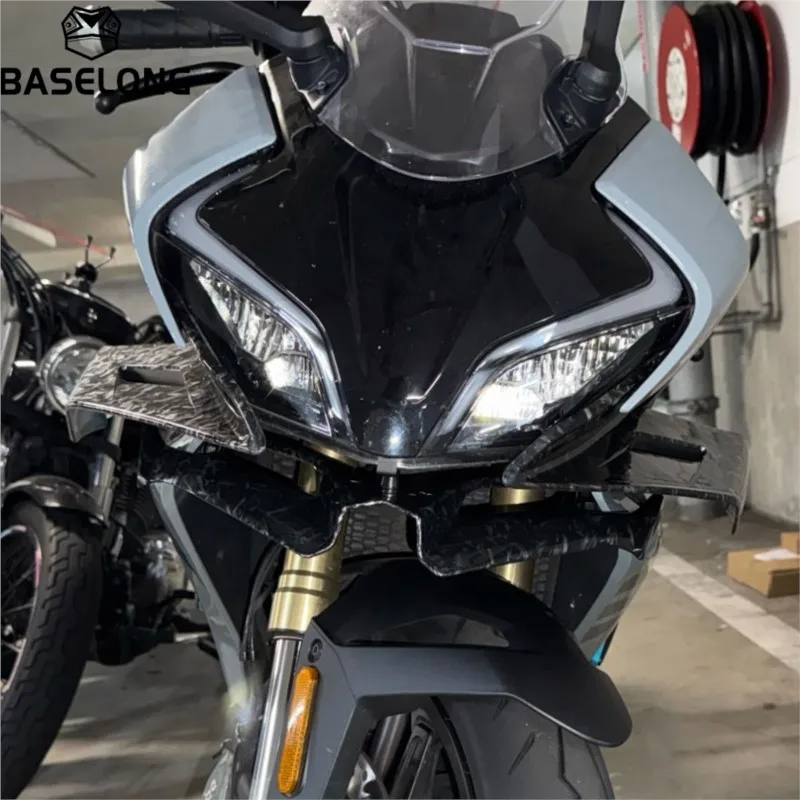 For CFMOTO 250SR 300 250 SR ABS/MY22 2019-2020-2021-2022-2023 Front Lip Spoiler Air Deflector Aerodynamic Stability Enhancement