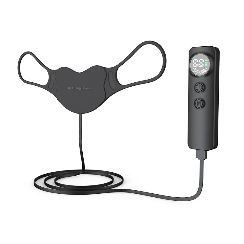 Automatic Plumper Enhancer Lip Red-Light Therapy Silicone Beauty Mouthpiece Remote Face Device