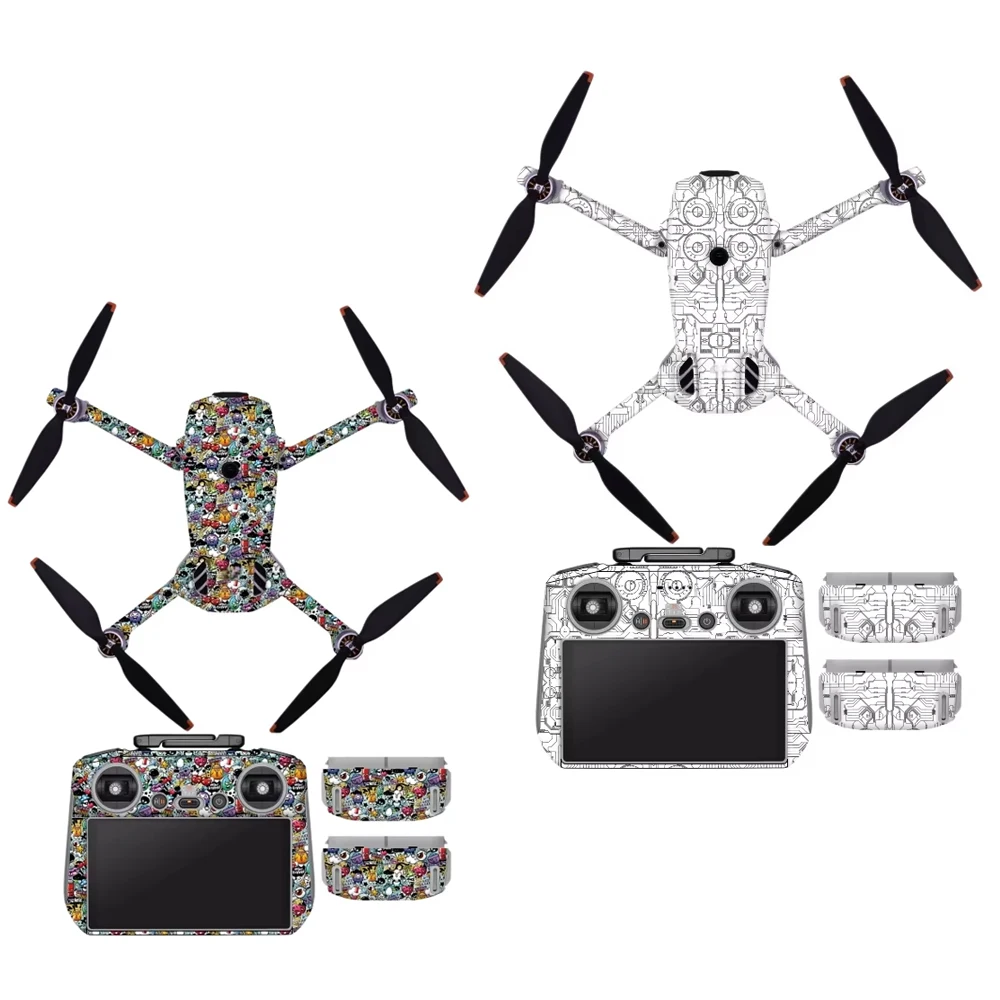 for DJI Lito X1 RC 2 Body Protective Sticker Dust-proof Water Resistance and Fade Resistance Drone Camera Accessory