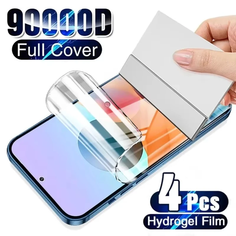 Soft Hydrogel Film For Xiaomi Redmi Note 15 14 13 Pro 12 11 10 9 Pro 11S 9S Redmi 13C 9 10 Silicone Screen Protector Full Cover