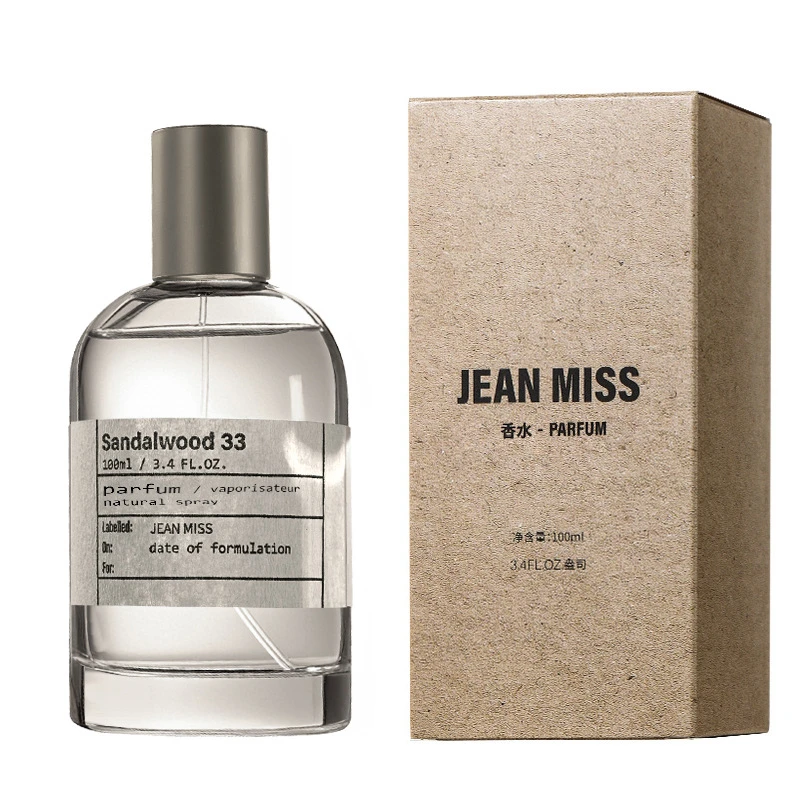 Classic Unisex Perfume Natural Fresh Sandalwood Fragrance Long Lasting Eau De Toilette Elegant Women Man Body Spray 100/50ml