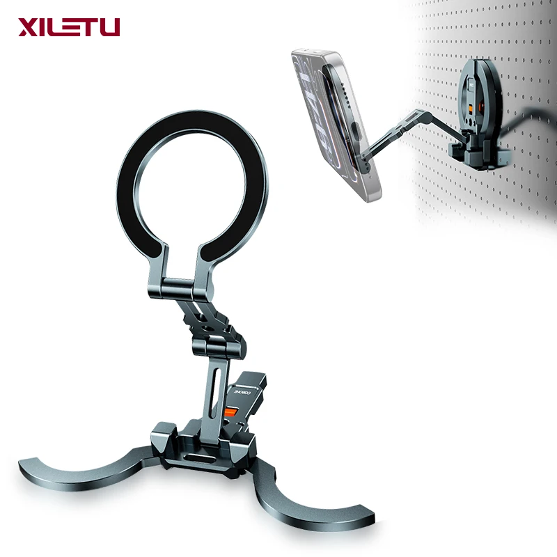 XILETU COBONE Dual-sided Magnetic Phone Stand|Slim Foldable Magsafe 1/4