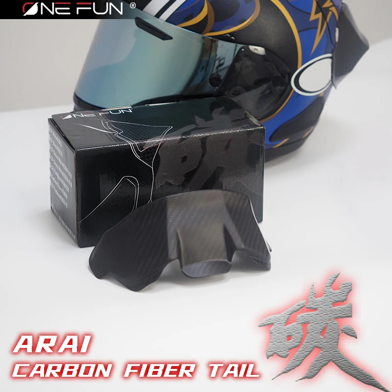 Motorcycle Rear Trim Helmet Spoiler Tail For ARAI RX7X RX-7X VZ-Ram VZ RAM RX7V RX7 GP Spoiler Helmet RX7X Spoiler Carbon Fiber