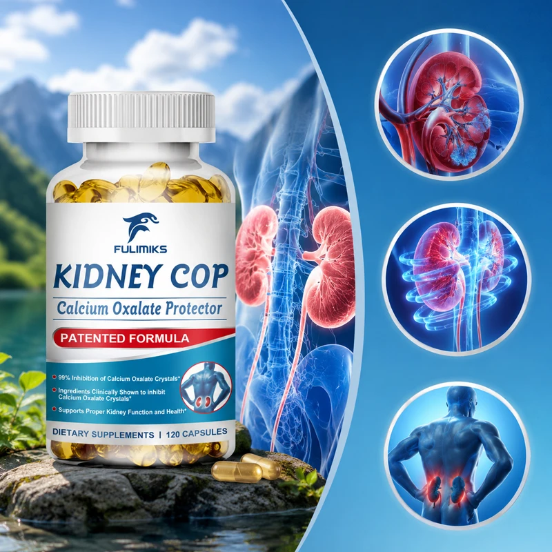 Kidney Cop Supplement, Supports Reduces Calcium Oxalate Crystals, Detox & Bladder Comfort, Clears Kidney Stones and Gallstones