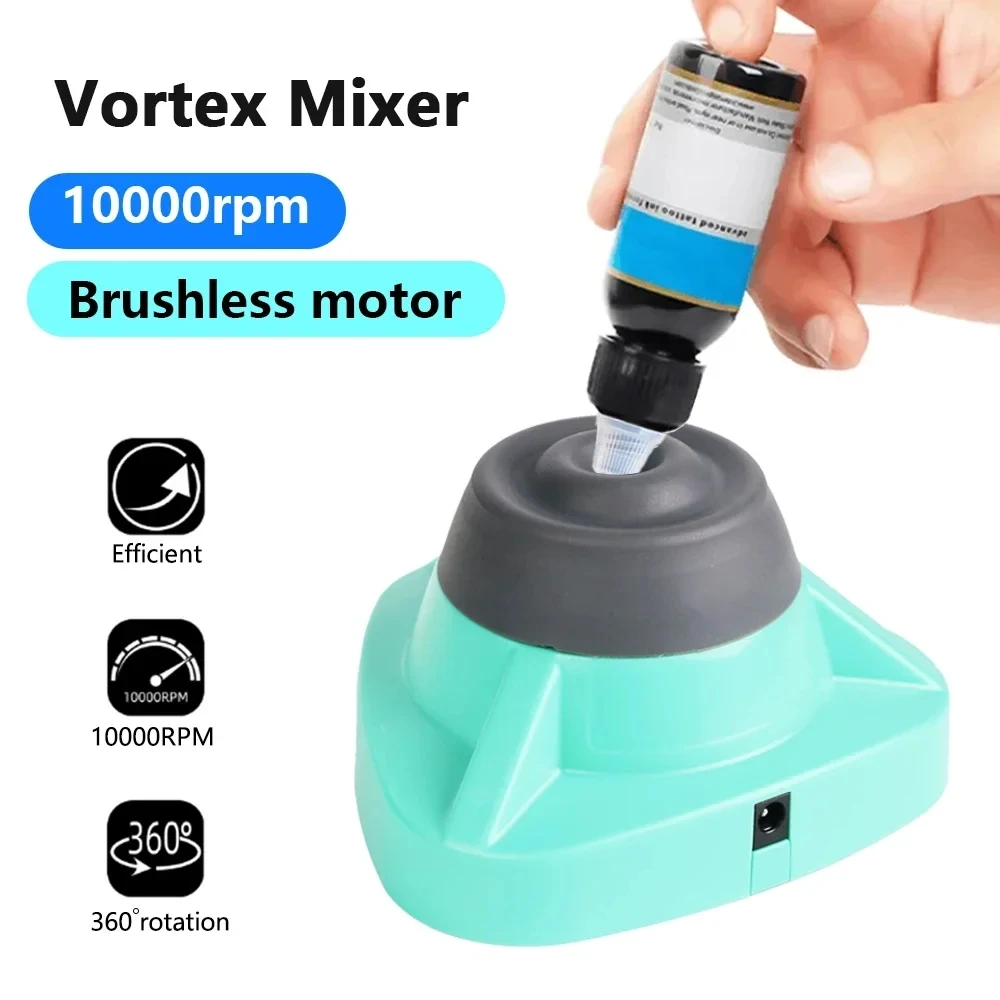 Mini Vortex Shaker 10000RPM Tattoo Pigment Ink Stirrer Portable Mixing Machine Nail Polish Adhesive Glue Shaker Tattoo Supply