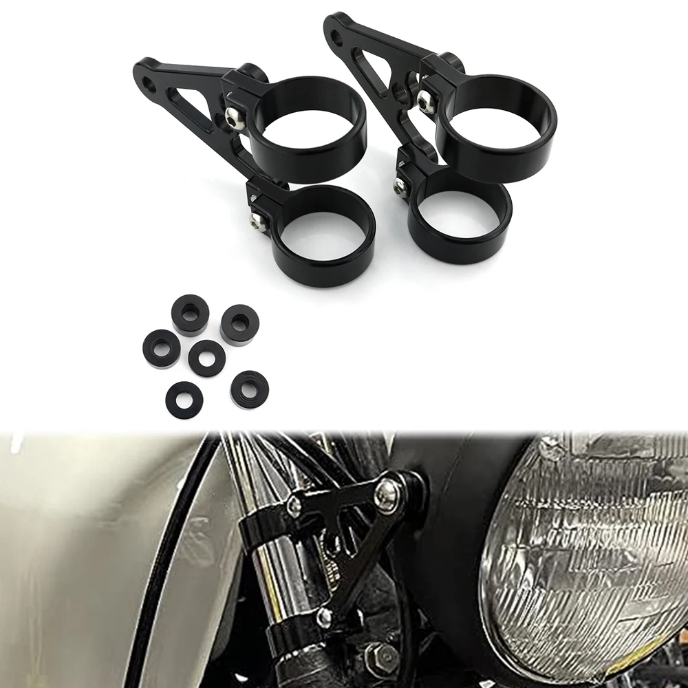 40mm 41mm 43mm 45mm 48mm Universal Mount Headlight Brackets Fork Tubes Fit For Honda Kawasaki Yamaha Ducati BMW Triumph Buell