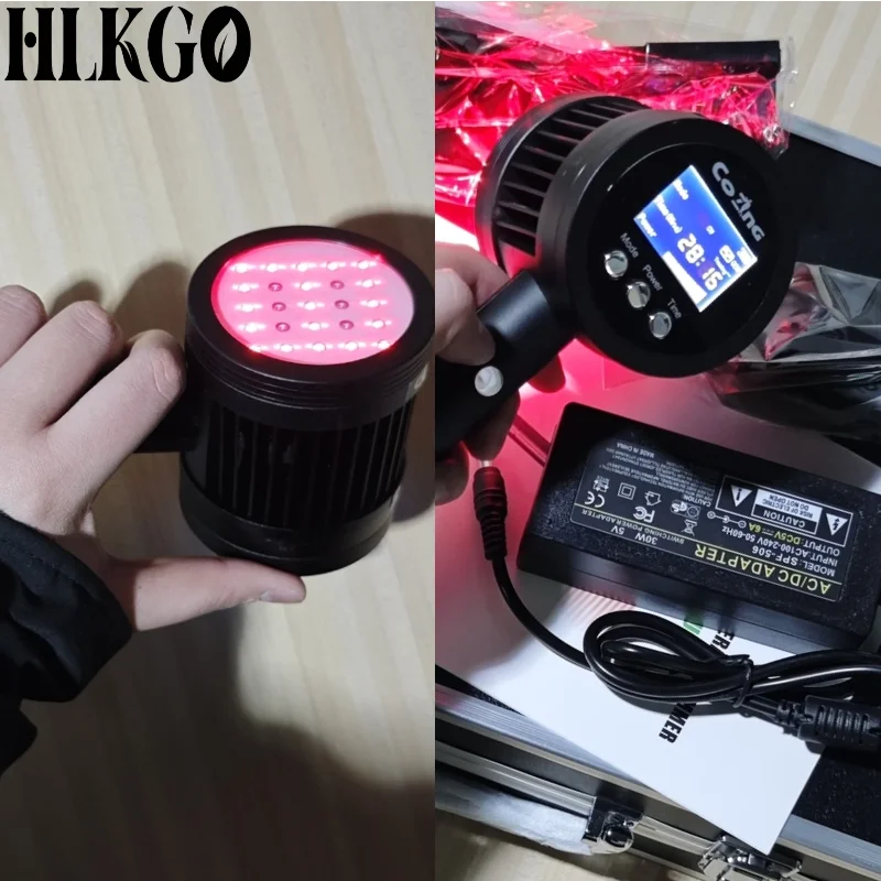 Professional Grade Cold Laser Pain Management, 19x650nm 6x808nm Red Infrared Light Therapy Deep Penetration Home Human Pet