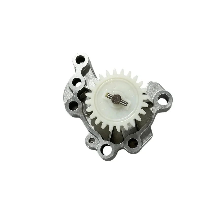 Motorcycle Engine Oil Pump Assembly Compatible with Zongshen Yinxiang Horizontal 125 130 120 TBT110 Jialing 110 Bending Beam