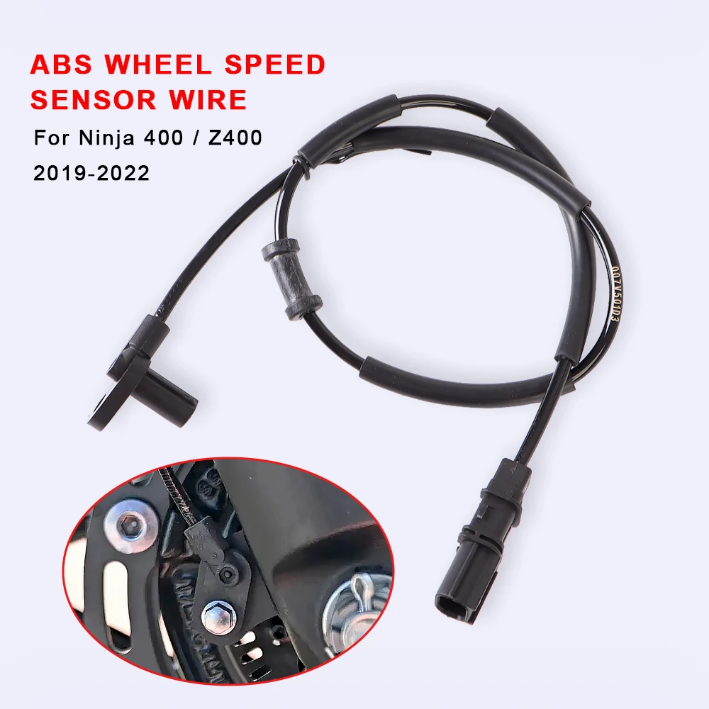 ABS Wheel Speed Sensor Wire Accessories For Kawasaki Ninja 400 Ninja400 Z400 Z 400 2019-2022 Motorcycle Front Wheel Signal Cable