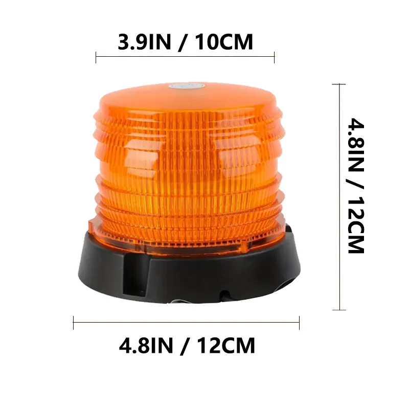 16LED car safety warning light, forklift signal flash suction roof school bus traffic engineering tractor light Fast Delivey