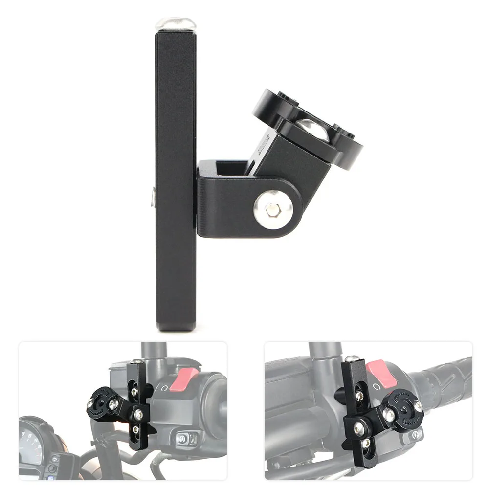 Motor GPS Handlebar Mirror Mount Bracket Fit For Yamaha FZ-09 MT-09 Tracer 900 GT Tenere 700 MT-10 MT-25 XSR900 FZ-07 X-Max 300