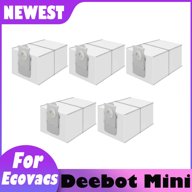 For Ecovacs Deebot Mini Dust Bags Vacuum Cleaner Accessories Replacement Part Kit 2Pcs/3Pcs/5Pcs/6Pcs/12Pcs/24Pcs