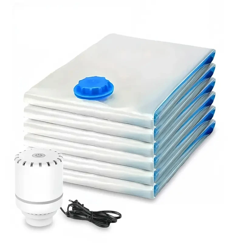 Compressed Bag Electric Pump, Travel Vacuum Bag Pump, Mini Vacuum Sealant Machine, Food Space Savings, Food Organizer