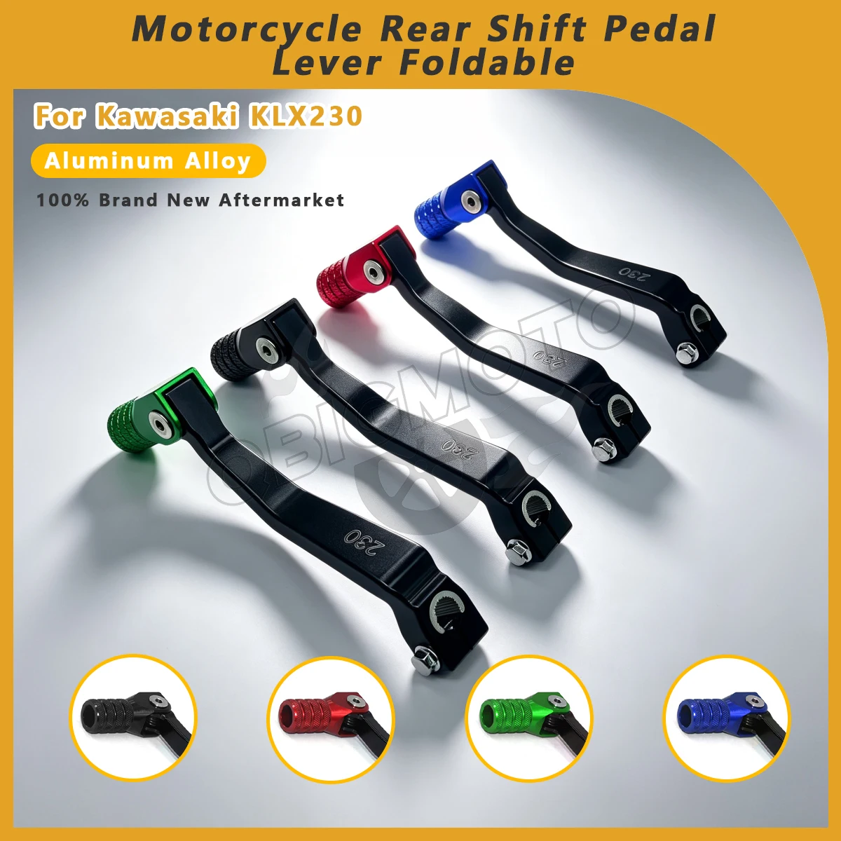 KLX230 Rear Shift Pedal Lever Foldable Gear Shifter Part For Kawasaki KLX 230 KLX-230 Off-Road Motorcycle Adjustable Accessories