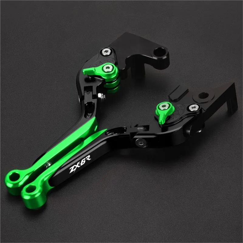 Motorcycle Extendable Adjustable Foldable Handle Levers Brake Clutch Lever For KAWASAKI ZX6R  ZX 6R ZX6 R 2005-2006 Accessories