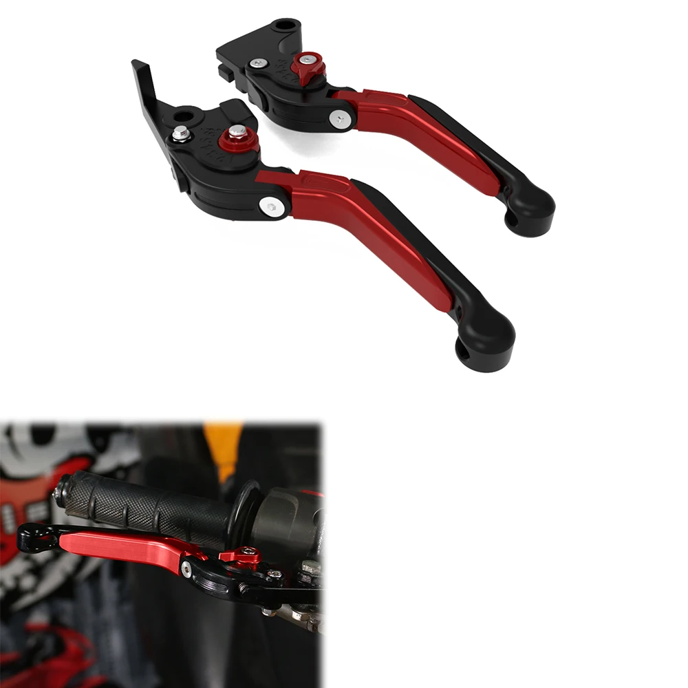 Motorcycle CNC Brake Clutch Levers For Suzuki DR650 2011-2021 2022 2023 2024 DR 650 Adjustable Foldable Extendable Handle Levers
