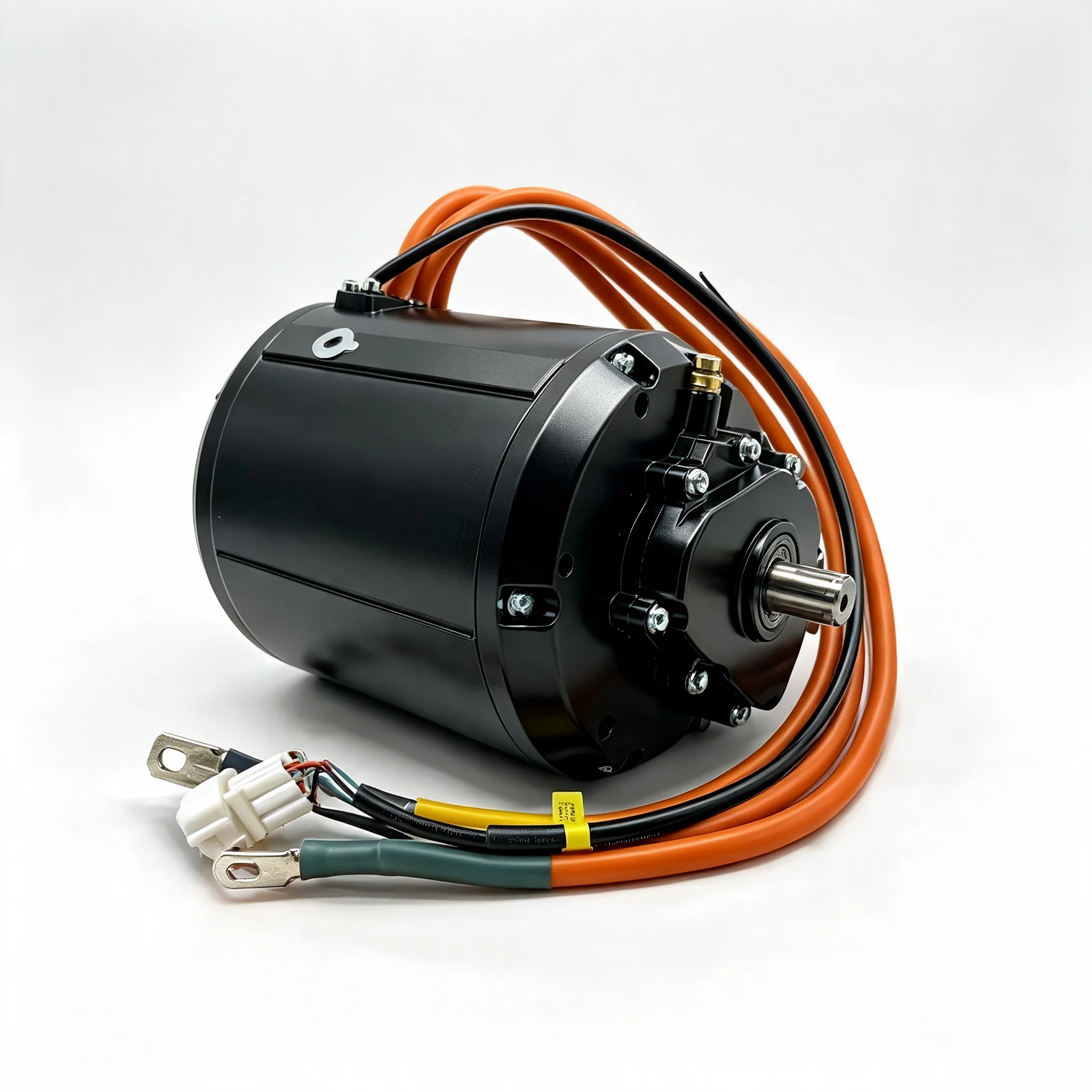 QS 4000W QSJ138J 90H Liquid Water Cooled PMSM Motor With Internal Gearbox and 428 14T Sprocket