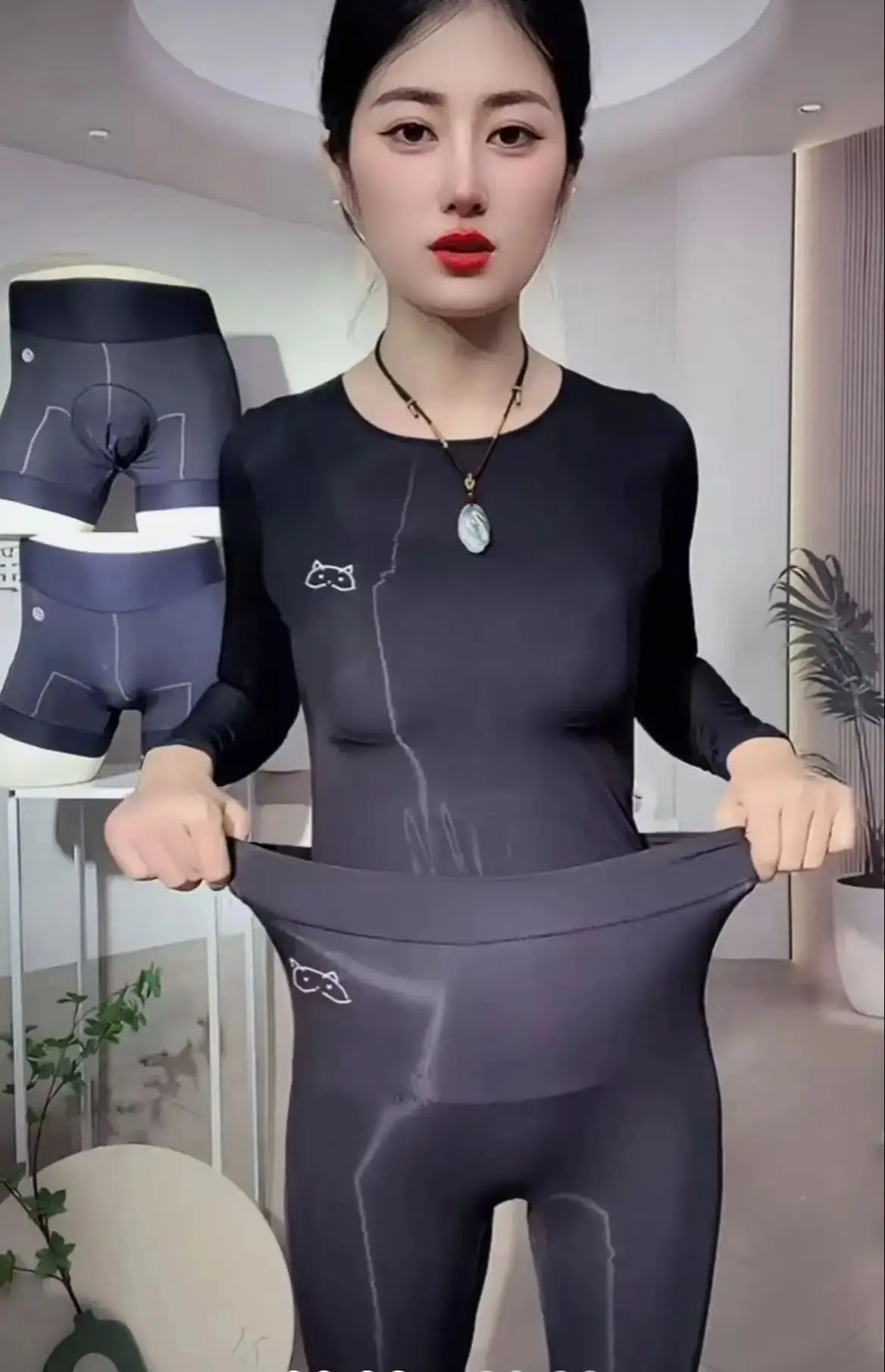 Silky Slimming Underwear for Men and Women New Model Cropped Pants
