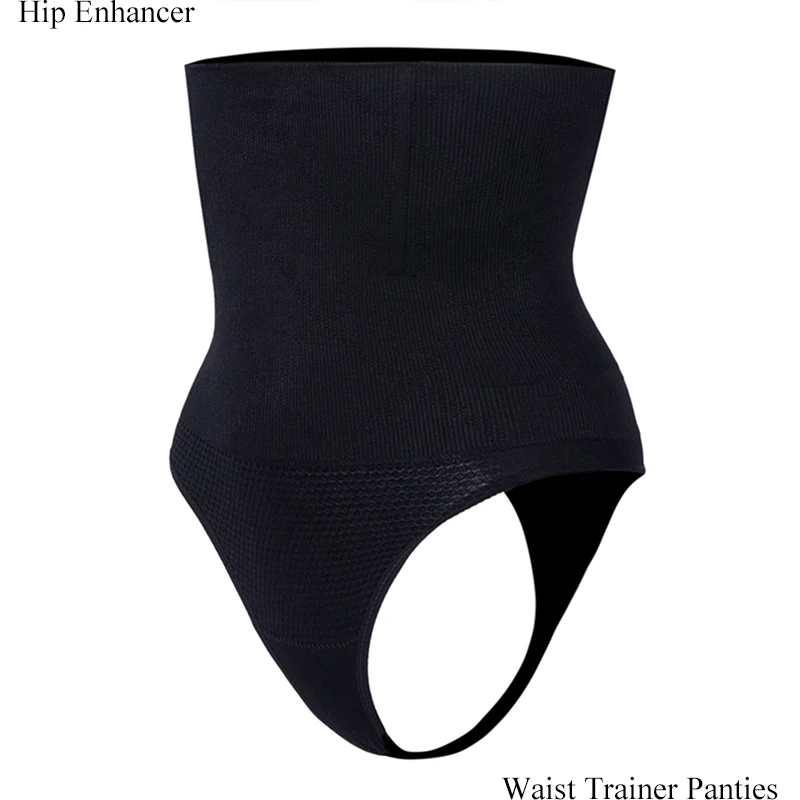 Women Slimming Firm Control Thong Underwear High Waist Body Shaper Butt Up Panties Shapewear Slim Belts Corset Waist Trainer