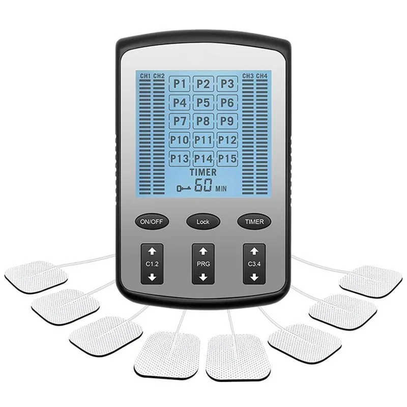 Electric Tens Muscle Stimulator Ems Acupuncture Body Massage Digital Therapy Slimming Electromechanical Stimulator Pioneer Massa