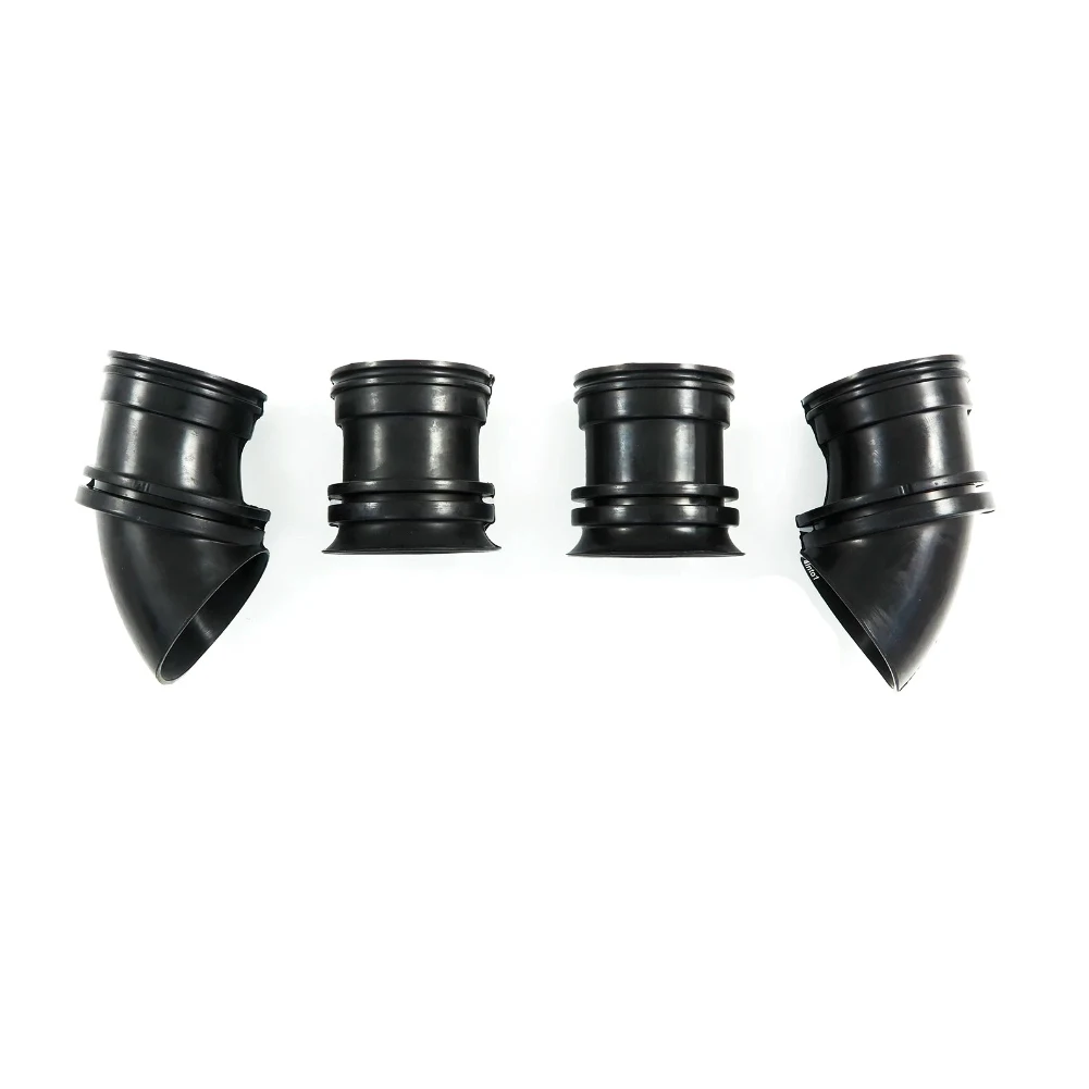 4 PCS Motorcycle Carburetor Interface Intake Airbox Adapter Joint Boots Set For Kawasaki KZ550 KZ650 11015-057 11015-063