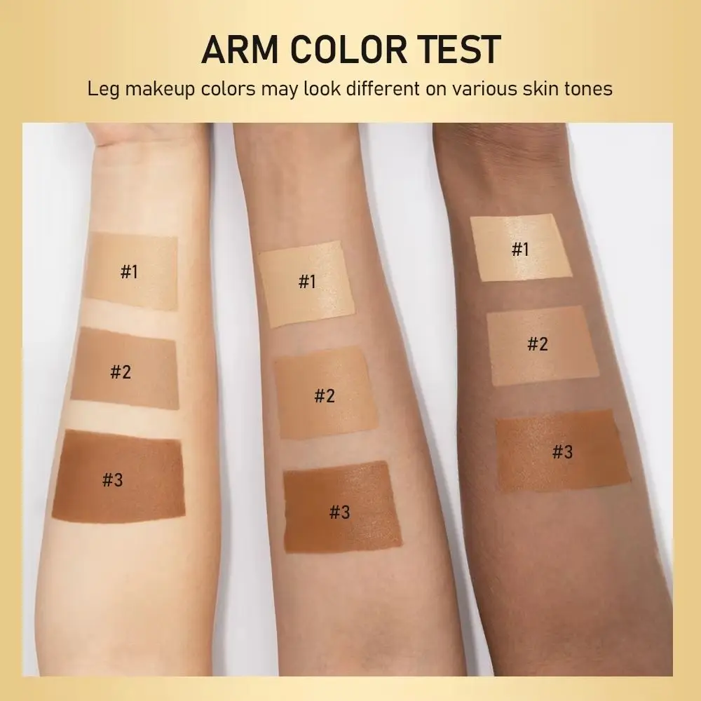 Portable Leg Makeup Legs Concealer Cream Waterproof Light Leg Cream Easy Application Body Scar Cover Up Leg Care Cream for Woman