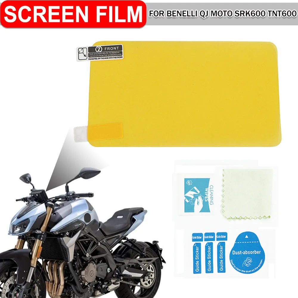 Motorcycle Cluster Screen Protector Film Instrument Panel Scratch Protective Film For Benelli QJ MOTO SRK600 TNT600 2020 2021-ON