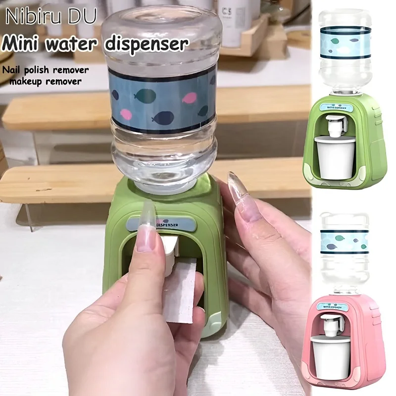 Nail Polish Remover Bottle Cleaner Press Bottle Mini Water Dispenser Makeup Remover Refillable Liquid Container Manicure Tools
