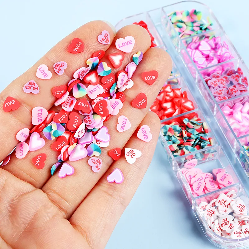 12 Girds 3D Acrylic Flower Nail Parts Decoration Halloween Beads Gems Charms  Eyelash Extensions Accessories For Makeup Tools