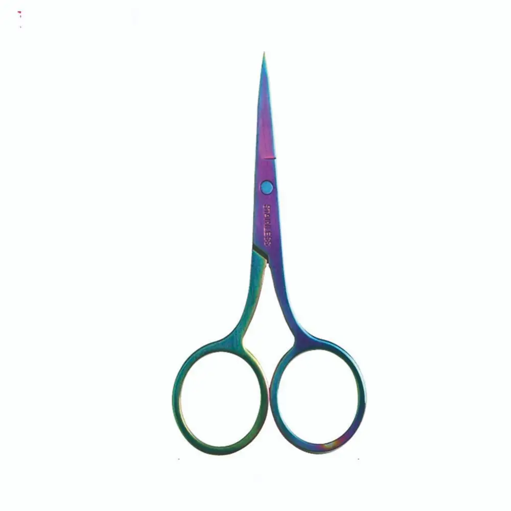 Nail Cuticle Remover Manicure Scissor Makeup Tool Pointed Eyebrow Scissor Eyelash Trimmer Facial Hair Remove Nose Hair cutter