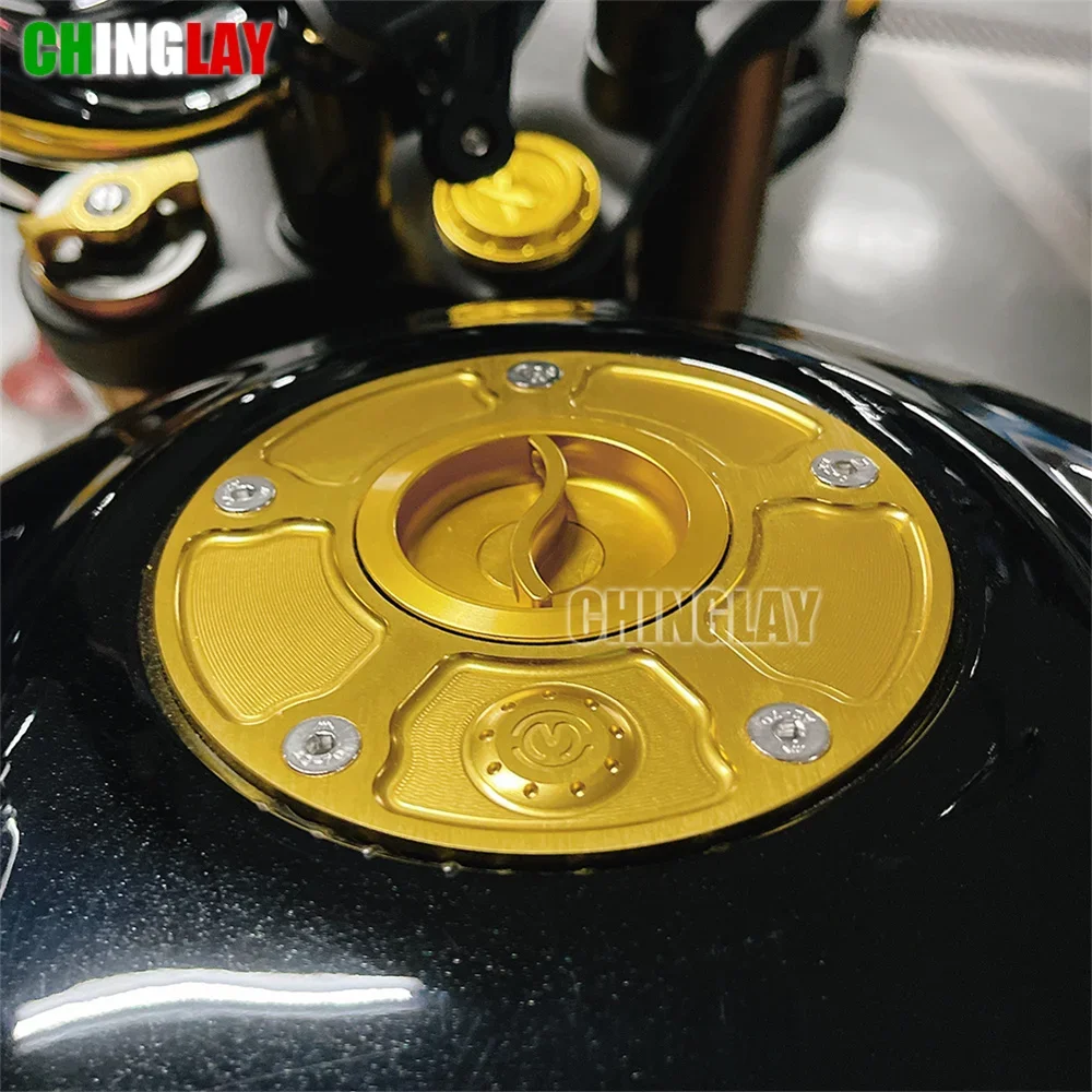For Kawasaki Z900RS/CAFE 2018-2023 Aluminium tank plug Quick action Fuel Tank Cap Ninja H2/H2r Aluminium tank plug Quick action