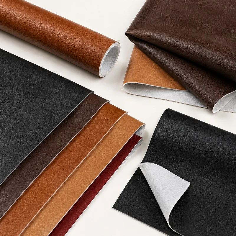 50x138cm PU Faux Leather Fabric Waterproof Upholstery Cover Handmade Craft for Sofa Car Seat Furniture Wallet Decoration Rolls