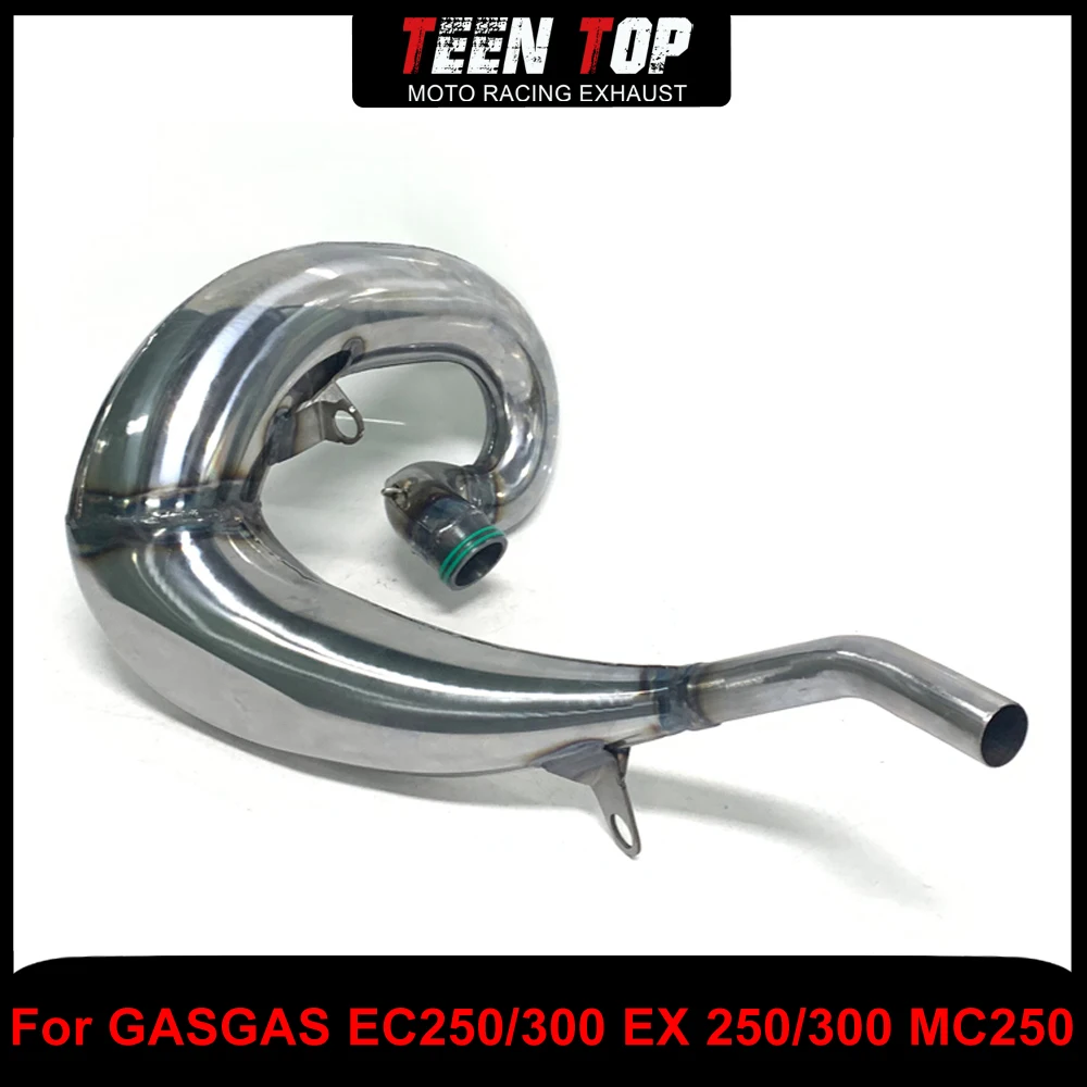 30mm Offroad Bike Exhaust For GASGAS EC250 EC300 EX250 EX300 MC250 Exhaust Header Stainless Steel For KTM 250SX 300XC 2024 Tube