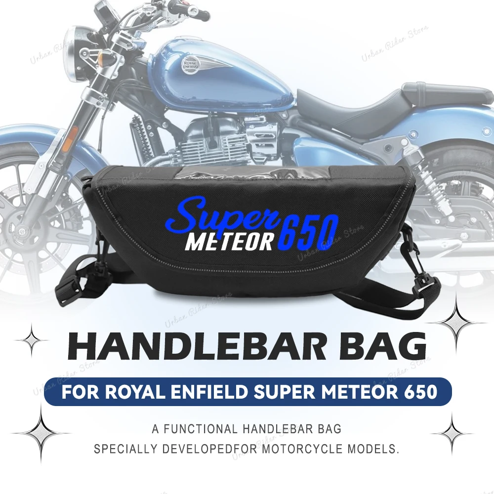 For Supermeteor 650 Super Meteor650 Motorcycle Handlebar Travel Bag Motorcycle Waterproof And Dustproof Handlebar Storage Bag
