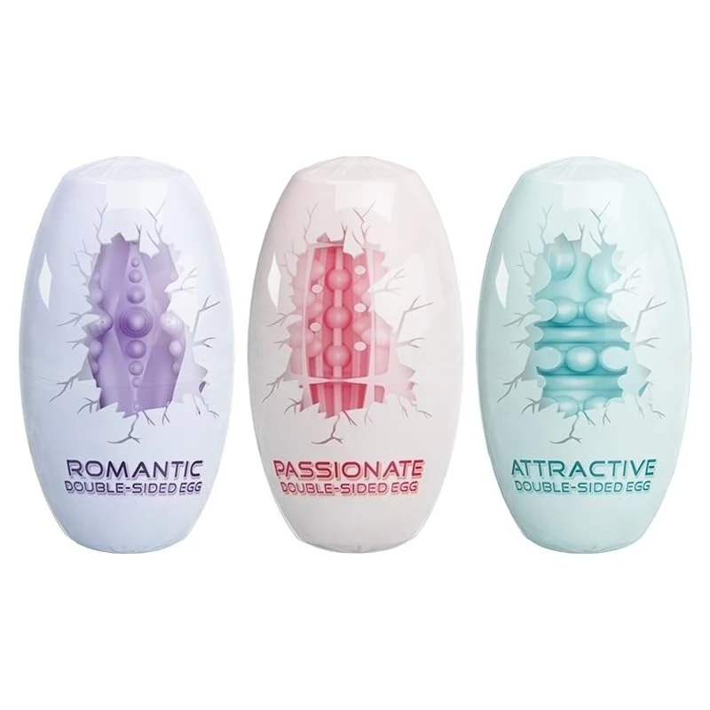 Male Aircraft Cup Erotic Egg Type Pocket Pussy Realistic Vagina Masturbation Penis Massager Portable Oral Adult Sex Toys for Men