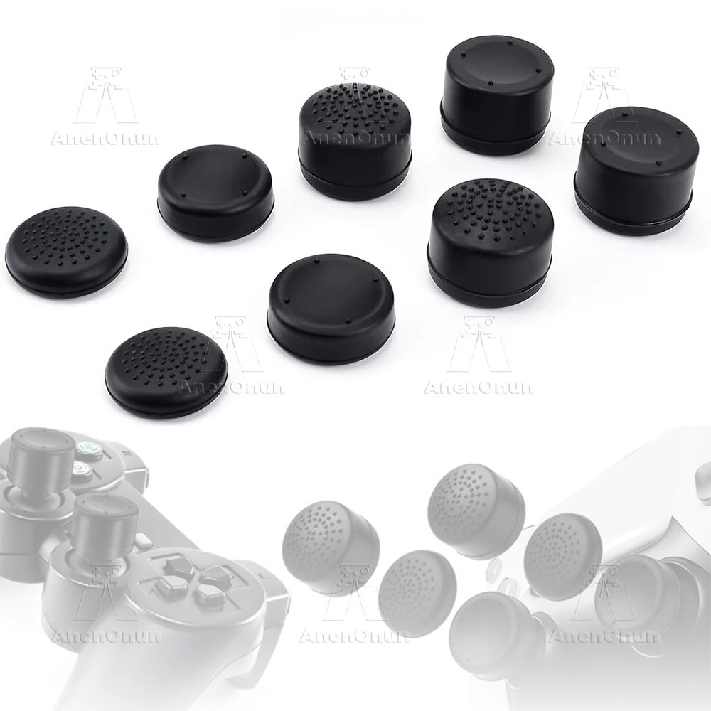 8PCS Thumb Grip Caps Controller Joystick Cap High quality Silicone Thumb Stick Cover Accessories for PS5,PS4,PS3,Xbox,Switch Pro