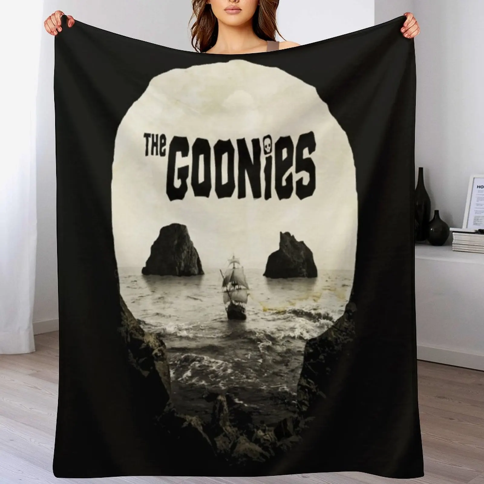 goonies Classic T-Shirt Throw Blanket Foldable Soft Warm Blanket for Outdoor Use