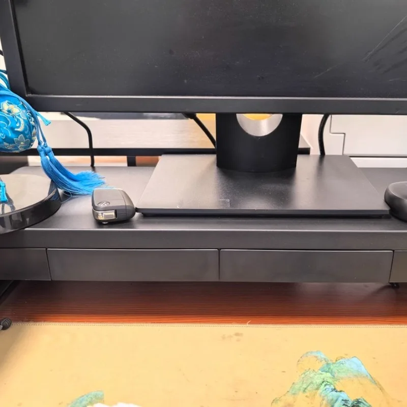 Adjustable Monitor Stand Riser, Height Desk Organizer, Laptop Stand with USB Charging ,Multifunctional Desktop Storage Organizer