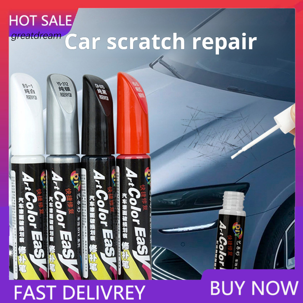 Car Scratch Remover Pen 12ml Repair – Easy-to-use Portable Touch-up Paint for Auto Fixing Compact Size for Southeast