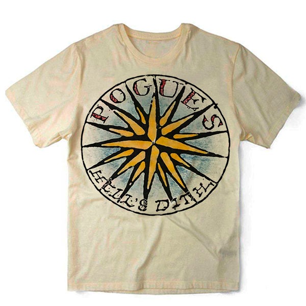 Camiseta Algodao The Pogues Hells Ditch Unissex