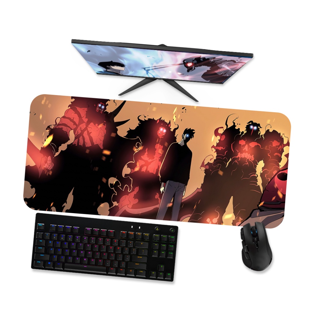 Mouse Pad Gamer Grande SOLO LEVELING 3 90x40 80x40 60x40 70x30 45x40