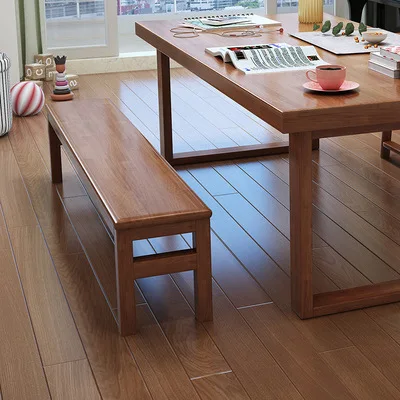 %……Solid Wood Ergonomic Bench Nordic Design Dining Bench Home Furniture Bed End Stool Casual Shoe-Changing for Bedroom Living