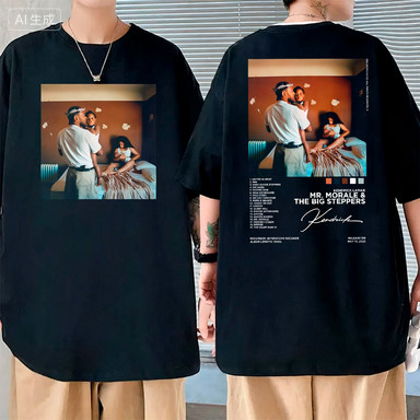[Camiseta Premium em Algodão Puro]GXG Camiseta Basica Algodao Kendrick Lamar Mr. Morale & The Big Steppers Album Unissex