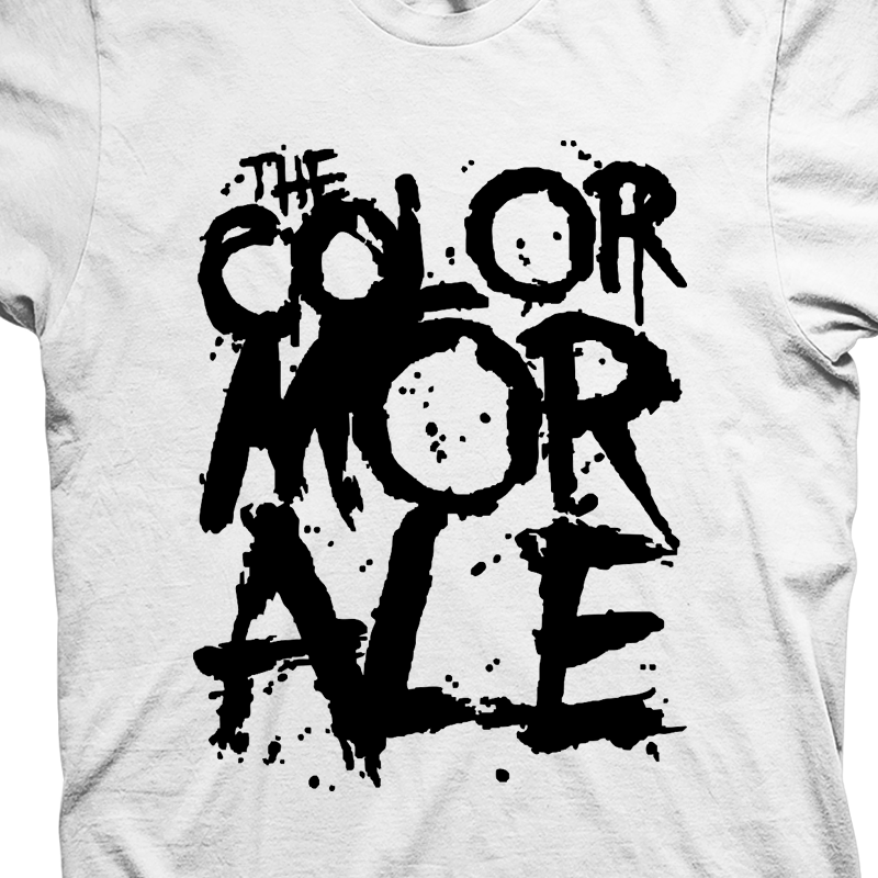 Camiseta The Color Morale Branca e Preta em Silk 100% Algodão